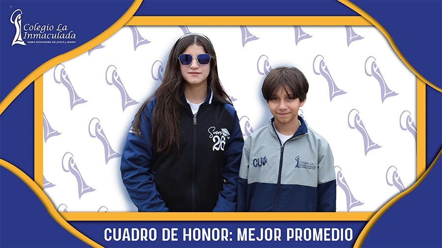 Cuadro de Honor Colegio La Inmaculada CLI